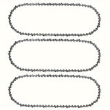 3pcs Hipa Premium 3/8 LP043 Chainsaw Chain Set - Compatible with Stihl 55 3610 005 055, 55DL, MS170, PMM355 - Gasoline-Powered, High-Quality Replacement Parts for Efficient Cutting
