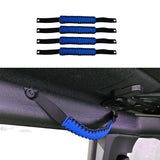 JSD Roll Bar Grab Handles Paracord Grip Handle fits Ford Bronco 2021+ 2&4 Door,4Pack, Black with Red