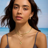 Gold Filled Herringbone Necklace