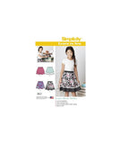 Simplicity 8106 Easy to Sew Girls Layered Skirt Sewing Pattern, Size 816