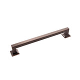 Hickory Hardware Studio Collection Pull 8-13/16 Inch (224mm) Center to Center Oil-Rubbed Bronze Highlighted Finish