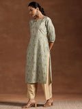 Libas Women'S Silk Regular Kurta (29220_Green Green 2Xl