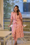 Anni Designer Women'S Rayon Viscose A-Line Printed Kurta With Pant (Pisasu Peach_Xxl_Peach_Xx-Large),Peach,2XL,,,