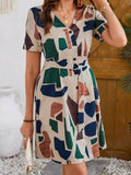 Leriya Fashion Rayon Women Above The Knee Western Dress (Lf-Wd1193-01_Multicolour-1_2Xl)