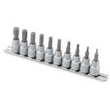 Titan 16134 3/8 Drive Metric Hex Bit Socket Set 10 Piece