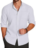 Leriya Fashion Men'S Solid Regular Fit Shirt (Lf-Ms-6242_White