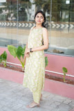 Gosriki Women'S Rayon Viscose Straight Printed Kurta With Pant (Malati Lemon-Gs_M_Green_Medium),Green,,B0F1SZG3JP