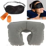 Ekdant 3 In 1 Travel Kit Eye Cover + Ear Plug + Neck Pillow