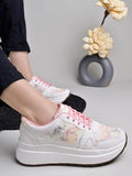 Shoetopia Women'S Flat Sneakers Pink,Pink,8,B0D14G5176