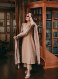 Anni Designer Women'S Rayon Blend Solid Straight Kurta With Pant & Dupatta (Raja Saab Beige-Vks04_S_Beige_Small),Beige,S,Rayon Blend,Regular,