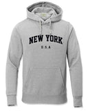 Adro Men'S Cotton Blend Neck Hooded Sweatshirt (H24-New-Gr_Grey,GreyApparel,L