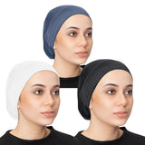Paropkar Women Hijab Undercap Hijab Scarf For Muslim Women Under Scarf Hijab Cap Solid Colour Hijab Tube Unisex Stretch Dreadloc
