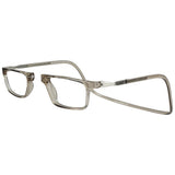 Clic Magnetic Reading Glasses for Men or Women, Computer Readers, Executive XL (XL-XXL, Grey, 1.50 Magnification)