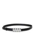 Only WomenS Solid Black Belt
