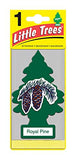 LITTLE TREES Car Air Freshener | Hanging Paper Tree for Home or Car | Royal Pine | 24 Pack