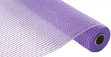Wide Foil Deco Poly Mesh Ribbon, 10 Inches x 30 Feet (Lavender, Lavender Foil)