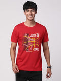 Adro Men'S Graphic Printed 100% Cotton T-Shirt - Regular Fit, Printed T-Shirts For Men (Rn24-Bcl-Rd_Red_2Xl)