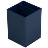JAM Paper Plastic Pen Holder Navy Blue Desktop Pencil Cup Sold Individually