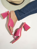 Shoetopia Girls Chic Pink Heeled Sandal - 5 Uk (Girls-Chic-Pink),Pink,5,B0CQK2D5S8