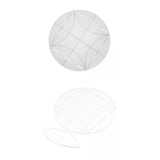 ATORSE 2Pcs Quilting Templates Circle Ruler Quilt Circle Templates Sewing Supplies 10 Inch