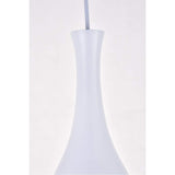 Living District Aiken 3 Light White Pendant
