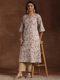 Libas Women'S Cotton Printed A-Line Kurtas (29223_Green Green 2Xl