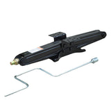 Bastion Distribution One New 24 Scissor Jack with Crank Handle | 5000lbs Capacity | Adjustable 4-24Height | Spray-Tested Pow