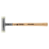 Halder SuperCraft Dead Blow Mallet 3366.025 - Non-Rebounding Mallet, Hard Nylon Inserts, Hickory Wood Handle with Overstrike Pro