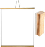 Yajnas Wall Hanging Non-Magnetic 1.5X2 Feet (18X24 Inch) White Roll-Up Board With 1 Premium Wooden Duster