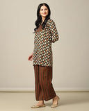 Toplot Women'S Cotton Blend Printed Straight Kurta With Pant (Kurta-Pant-5175-Black-S),Black,,B0CYLPV1TY