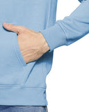 Adro Men'S Cotton Neck Hooded Sweatshirt (H22-M-Pln-Sk_Skyblue_S)