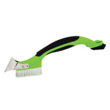 Warner Manufacturing 3in1 Caulk Tool for Easy Removal and Application, Scraper, Brush and Applicator,Green