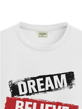 Adro Men'S Solid Regular Fit T-Shirt (Rn24-Dba-Wh_White,WhiteApparel,S