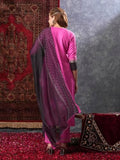 Anni Designer Women'S Rayon Blend Straight Printed Kurta With Pant & Dupatta (Radhani Pink-Vks02_Xl_Pink_X-Large),Pink,XL,Rayon Blend,Regular,