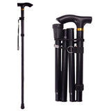 Collapsible Walking Cane for Women & Senior Men, Folding Lightweight Walking Sticks for Seniors Balance, Adjustable Canes, Stick