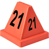Global Industrial™ Numbered Cones 21-40 Red
