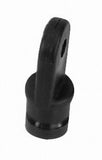 Whitecap 3402BP Nylon 3/4 Inside Eye Top Fitting - Pair, Black