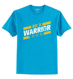 Adro Be A Warrior Design Printed T-Shirt For Men (Rnr-S36-War-Mi_Mint_2Xl)