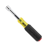 Klein Tools 654516 Heavy-Duty Hollow Shaft Nut Driver, Color-Coded 5/16-Inch Hex, Pass Through Design, 6-Point Socket, and Cushi
