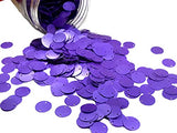 The Design Cart Purple 2 Hole Plastic Sequins Ntc2603001, 100 Grams, 10 mm Sequins for Embroidery Work, Jewellery Making, Design