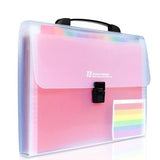 Sunbeet 13Pocket Expanding File Folder, Rainbow Colours Pocket Portable Expanding File Folders, Accordion File Document Organiz