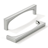 khtumeware 2 Pack Solid Handles 6-Inch(152mm) Polished Nickel Cabinet Pulls,Heavy Duty for Kitchen Cabinets, Cupboards, Drawers