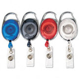 Advantus CarabinerStyle Retractable ID Card Reel LANYARDS,CARBNR RL,20,AST CO1907U (Pack of2)