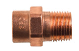 ADAPTER 1/2COPR3/8MPT(Pack of 1)
