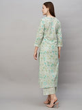 Gosriki Women'S Cotton Blend Printed Straight Kurta With Pant (Vira Grey-Gs_M_Grey_Medium),Grey,,B0CBPQ5PQH
