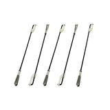 5PCS RC Airplane Metal Clevis with Connecting Rod Pushrod and Swing Keeper for DIY RC Plane Fixed Wing Parts Model Plane Aircraf