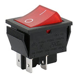 Baomain Red Light Dpst Onoff Snap In Boat Rocker Switch 4 Pin 16A250V Ul Tuv List 1 Pack -Like New