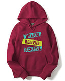 Adro Men'S Cotton Hooded Hoodie (H20-M-Dba-Mr_Maroon_S)