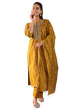 Libas Women'S Chanderi Silk Kurta Set (49431