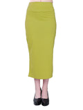 Selvia Womens Lycra Full Elastic Saree Shapewear Petticoat(292TK133N-Xxl_Apple Green)